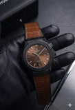 Hublot Luxury Brown Dial Men’s Watch with Premium Leather Strap – Stylish & Elegant Wrist Watch