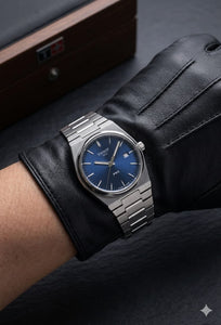 Tissot PRX Silver Stainless Steel Blue Dial Quartz Unisex Watch